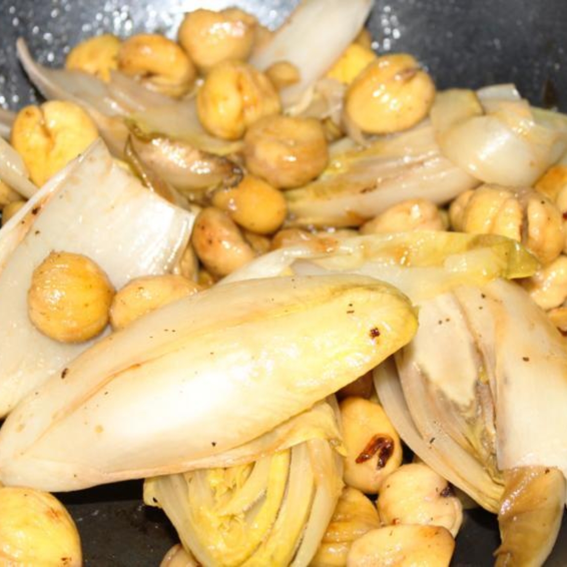 Chicorée mit Marroni