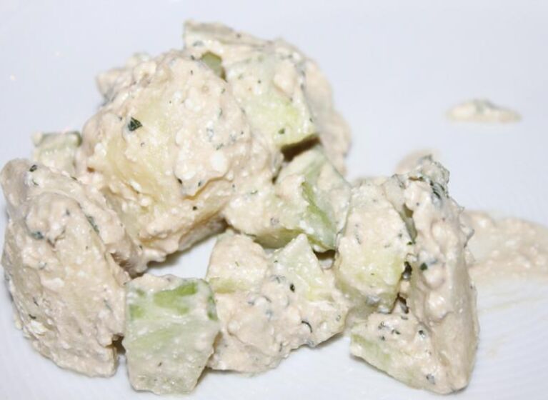 Kartoffelsalat mit Minze