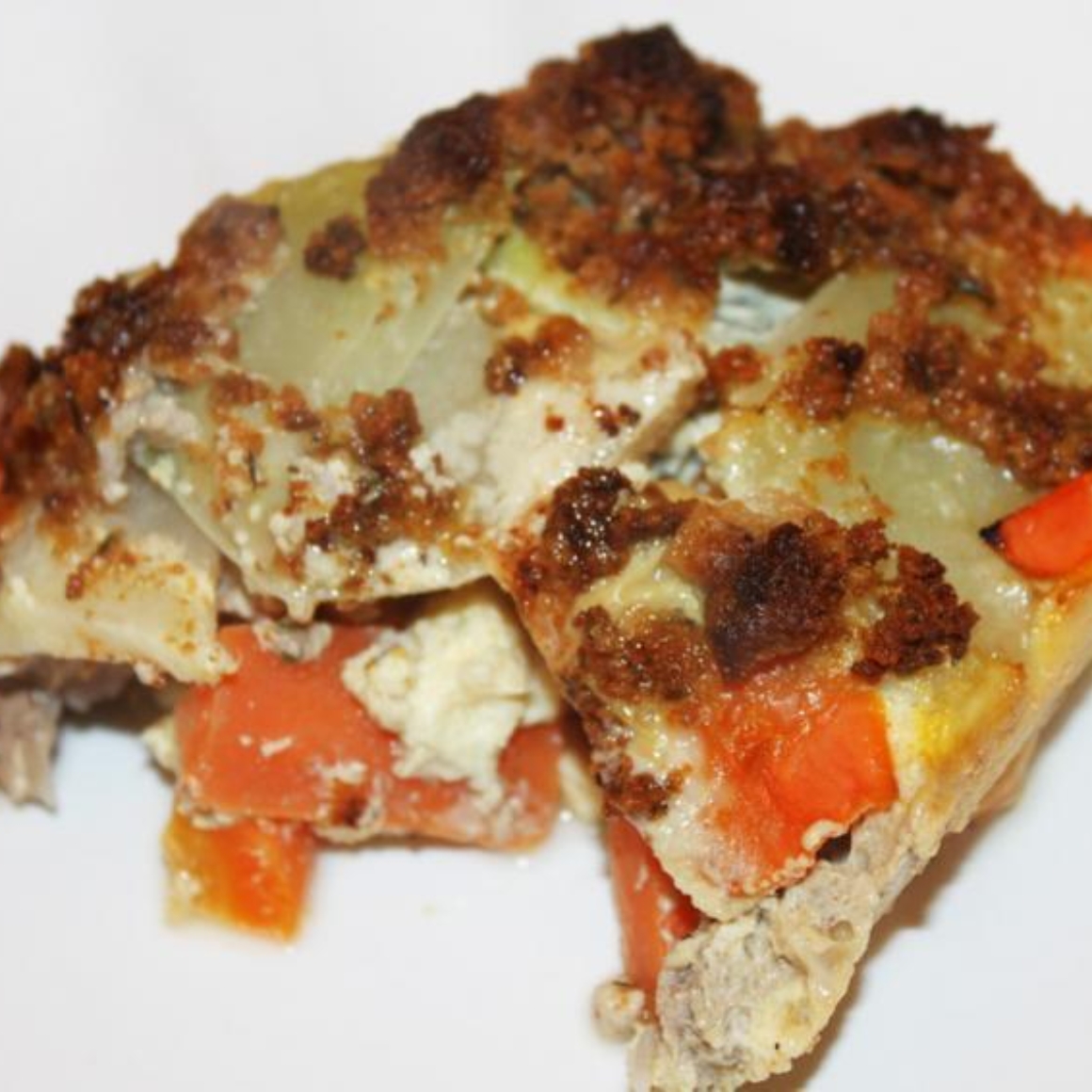 Kohlrabi Möhren Auflauf mit Hackfleisch