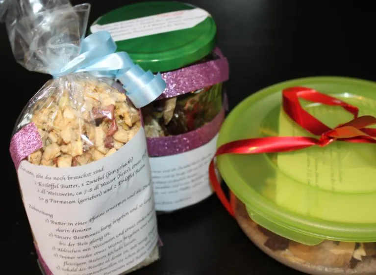 Risottomix als Geschenkspäckchen
