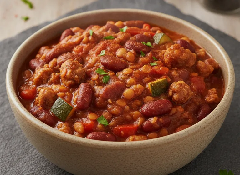Mildes Chili con Carne mit Putenhack