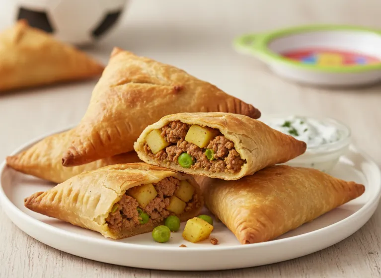 Knusprige Hackfleisch-Samoosas