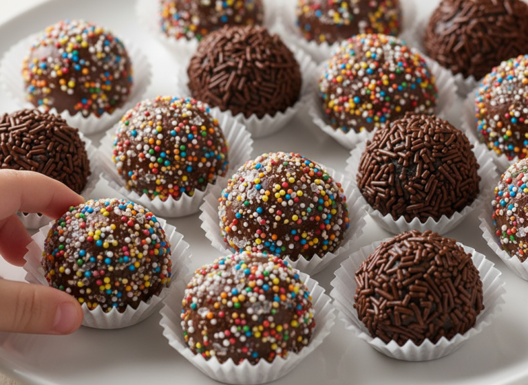 Brigadeiros (Brasilianische Schokotrüffel)