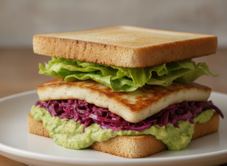Rezeptbild: Halloumi-Sandwich Toast