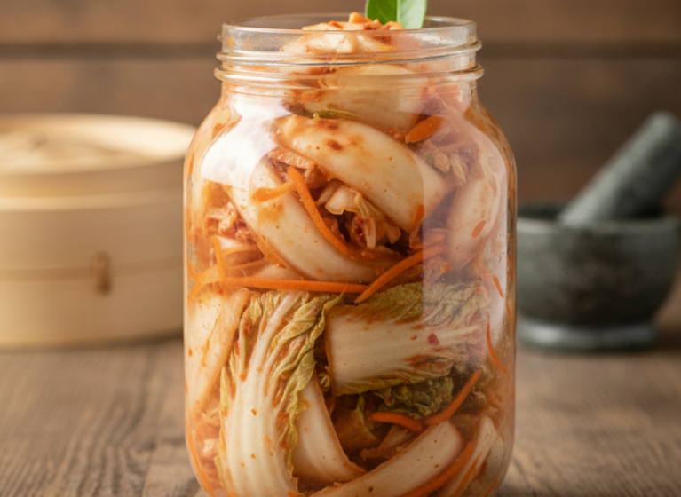 Mildes Kimchi für Kinder