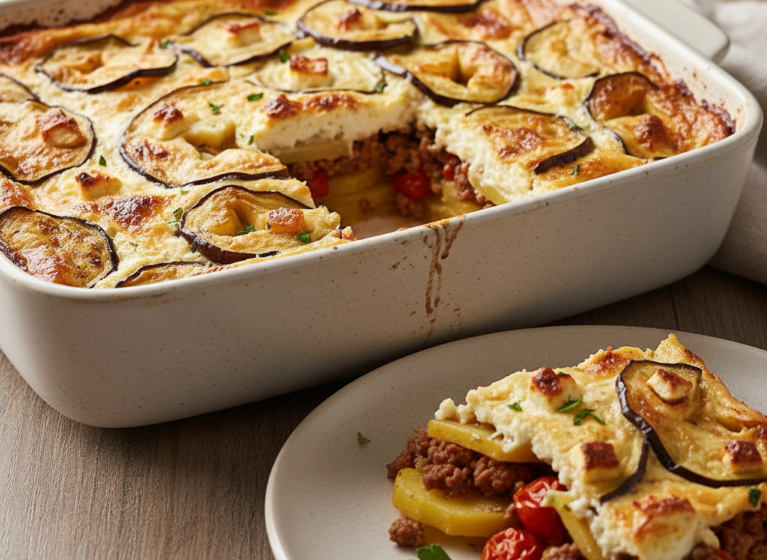 Moussaka auf schnelle Art