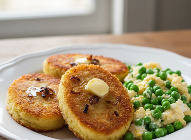 Plinsen mit Ei (vegetarisch)