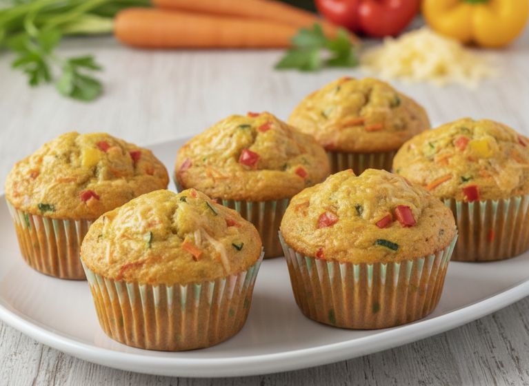 Regenbogen-Gemüse-Muffins