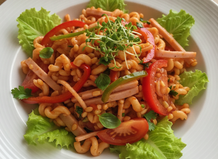 Spaghetti-Hirse-Salat
