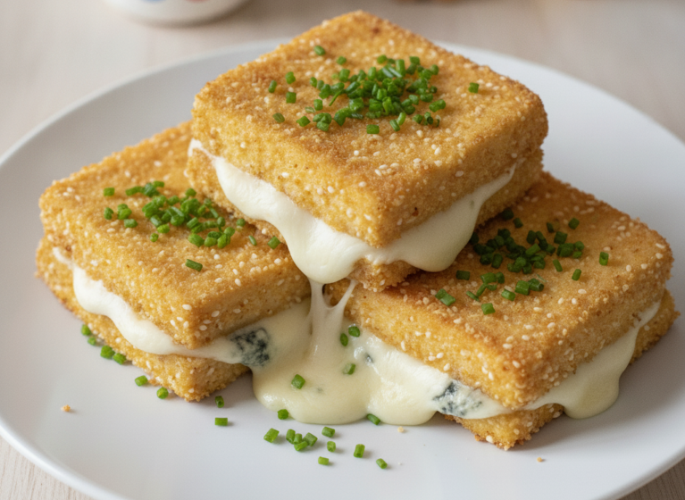 Tofu-Käse-Schnitten (vegetarisch)