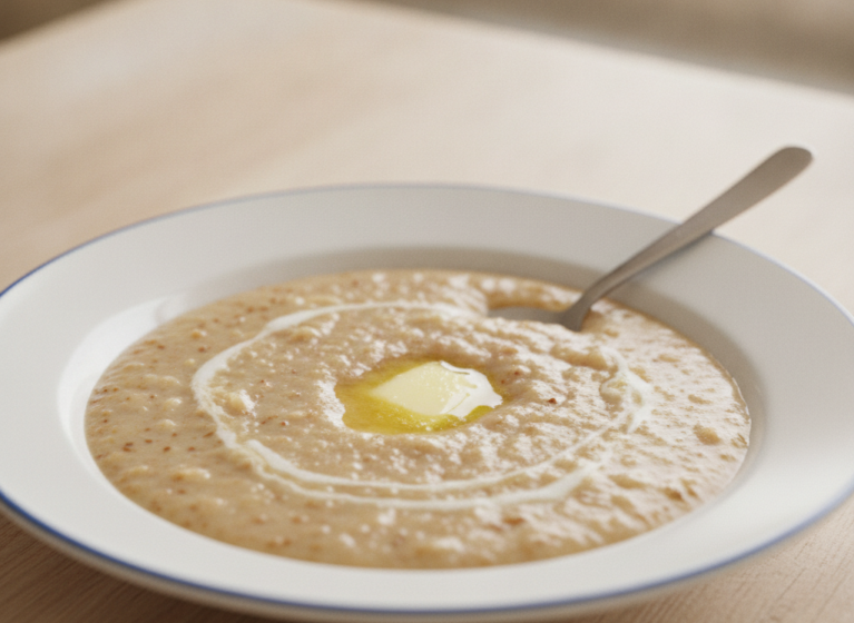 Zwieback-Birnen-Brei