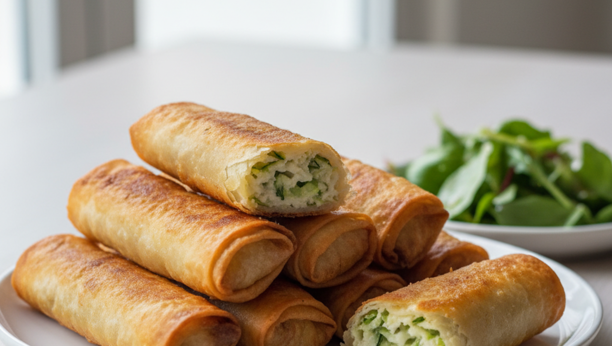 Algerische Bourek mit Kartoffel-Käse-Zucchini-Füllung