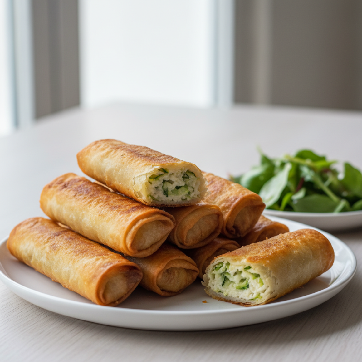 Algerische Bourek mit Kartoffel-Käse-Zucchini-Füllung