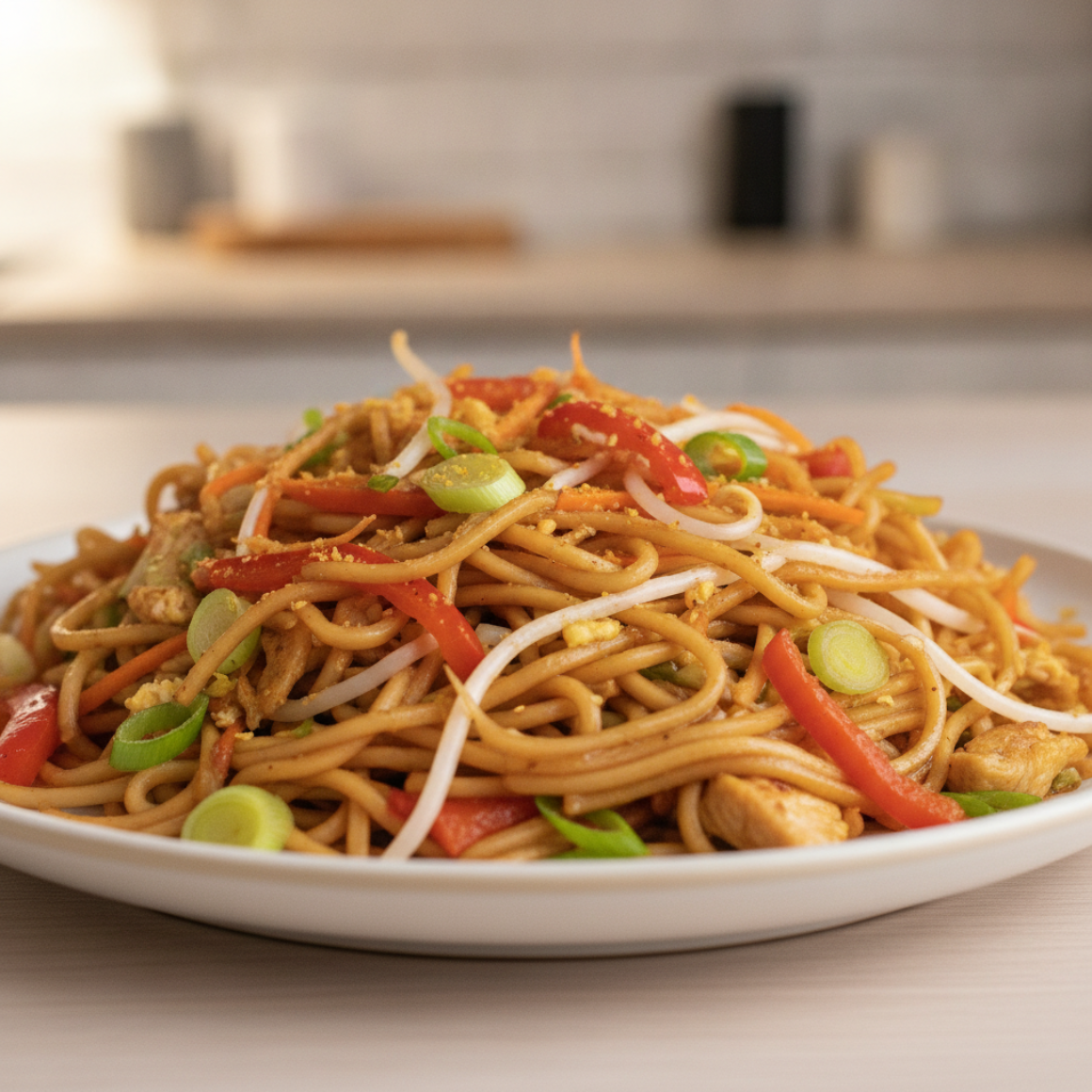 Asiatische Bratnudeln mit Gemüse
