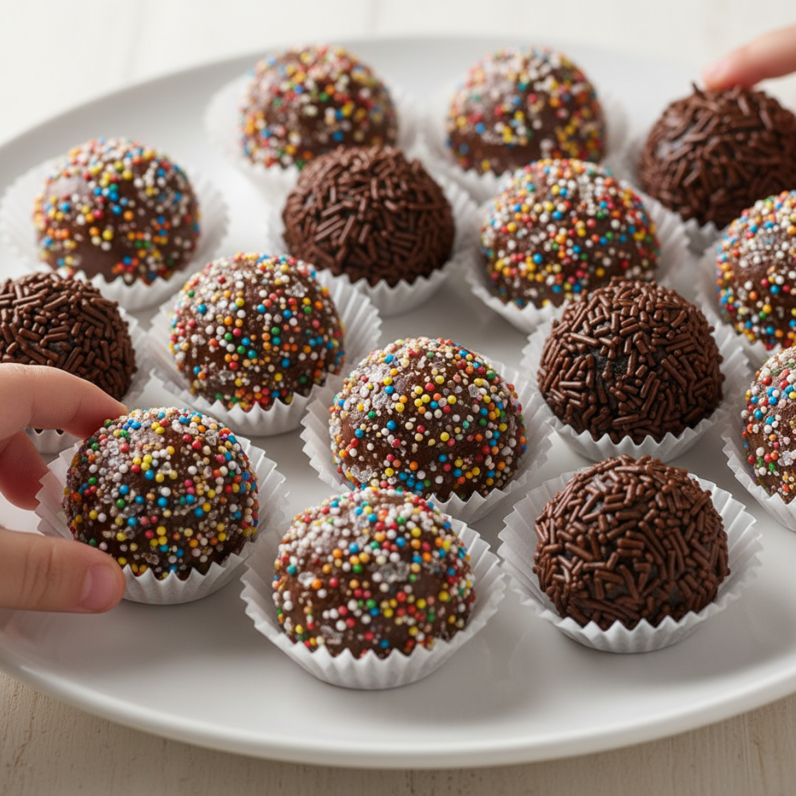 Brigadeiros (Brasilianische Schokotrüffel)