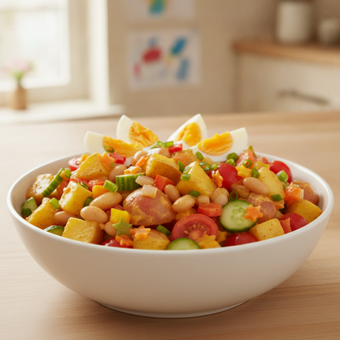 Bunter Kartoffelsalat (vegetarisch)