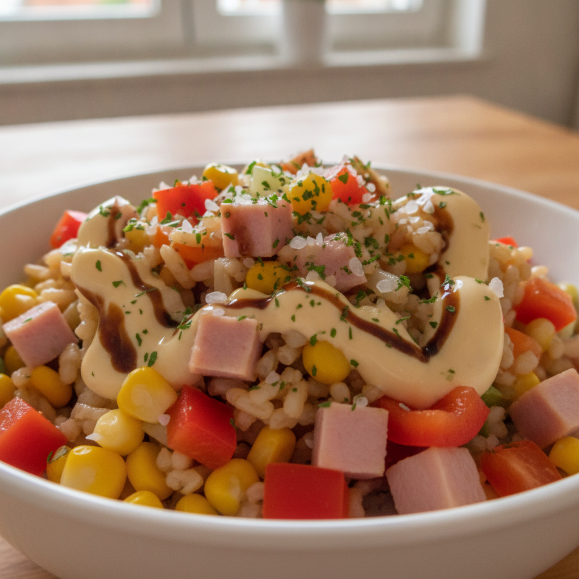 Bunter Reissalat
