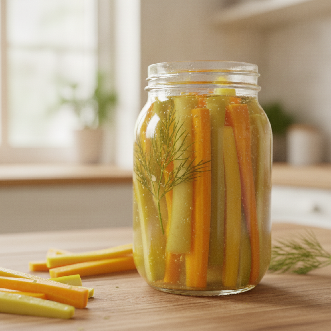 Fermentierte Gemüsesticks