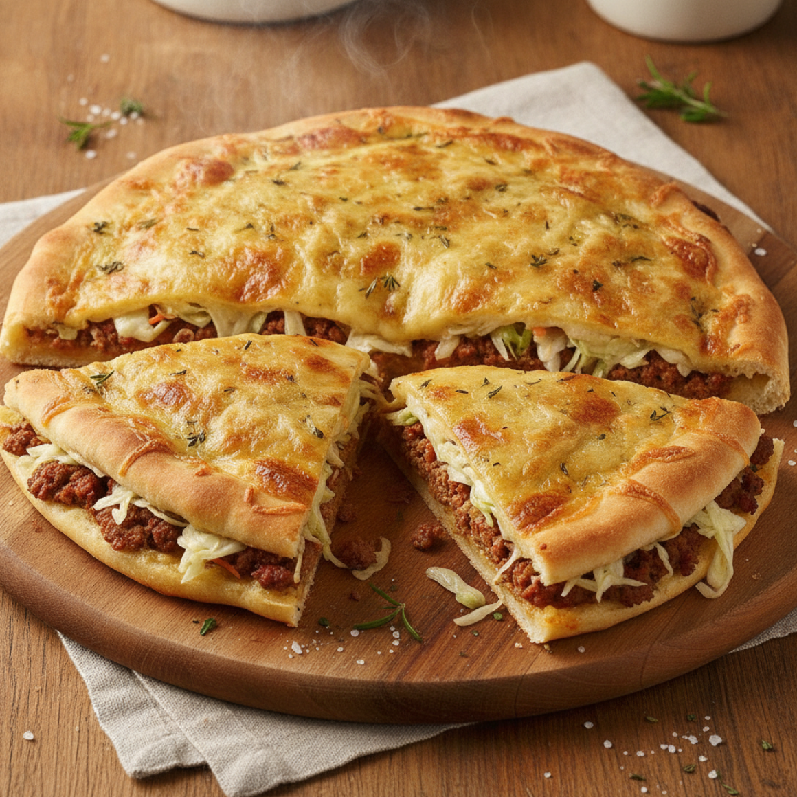 Fladenbrot, überbacken