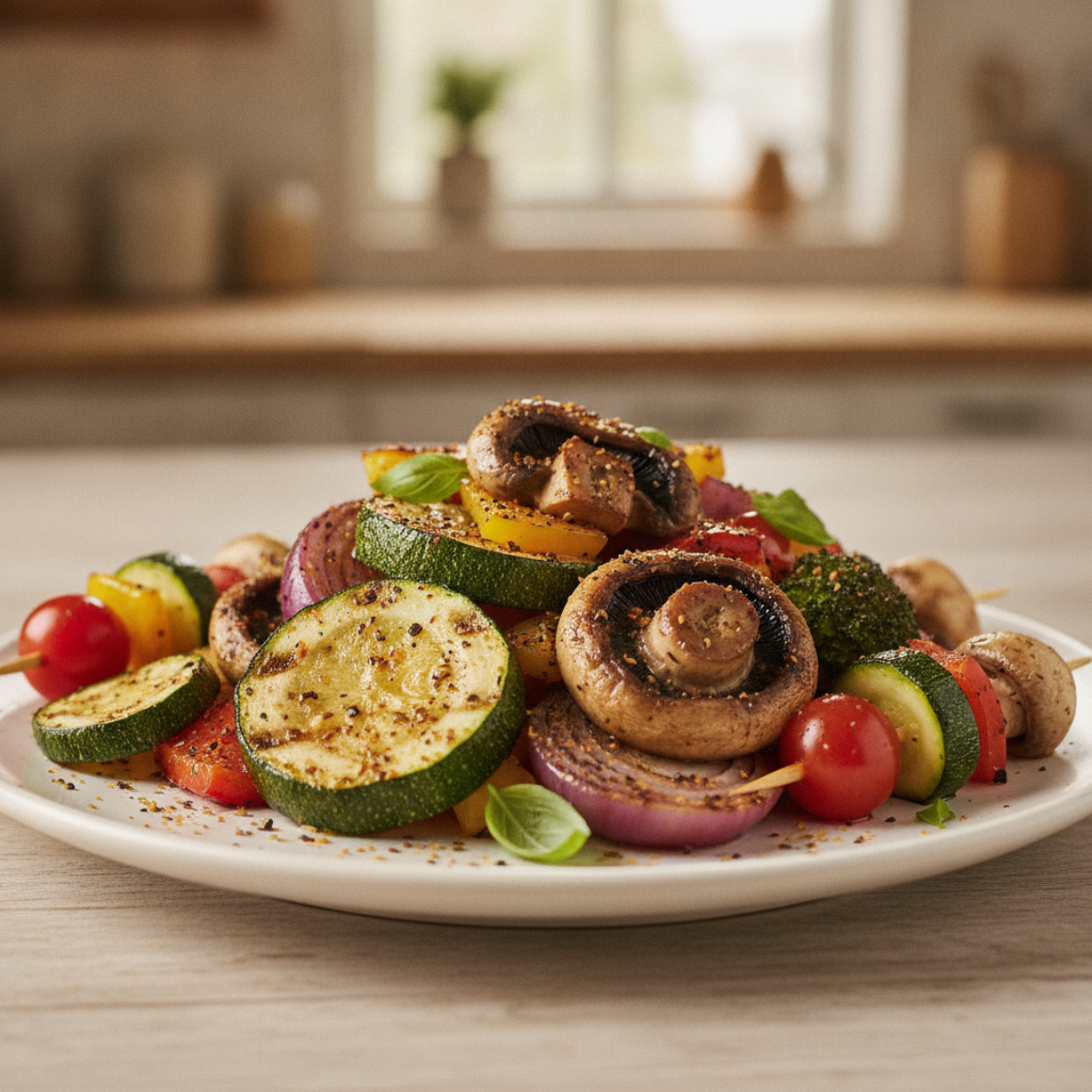 Grillgemüse mit 8 Gewürzen (vegetarisch)