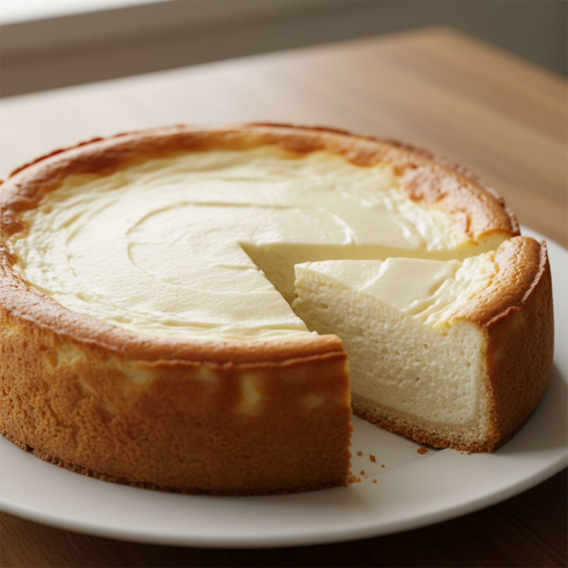 Käsekuchen/Quarkkuchen mit Boden