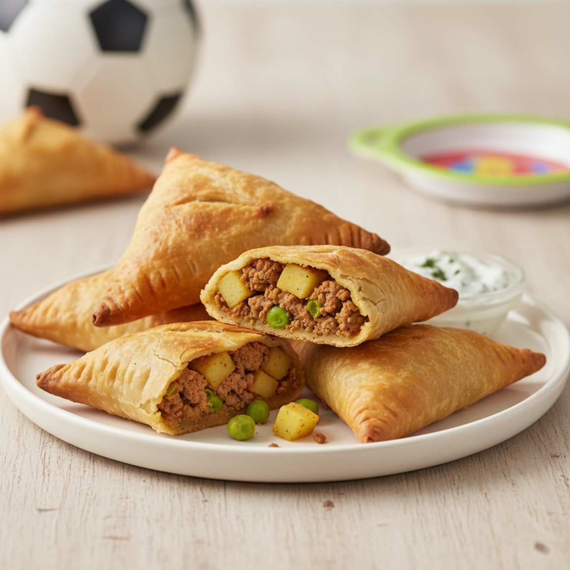 Knusprige Hackfleisch-Samoosas