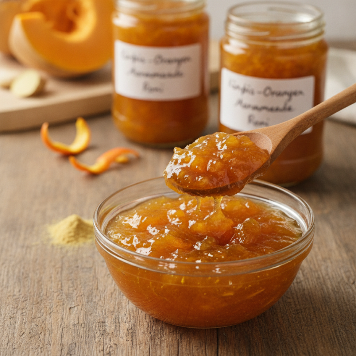 Kürbis-Orangen-Marmelade