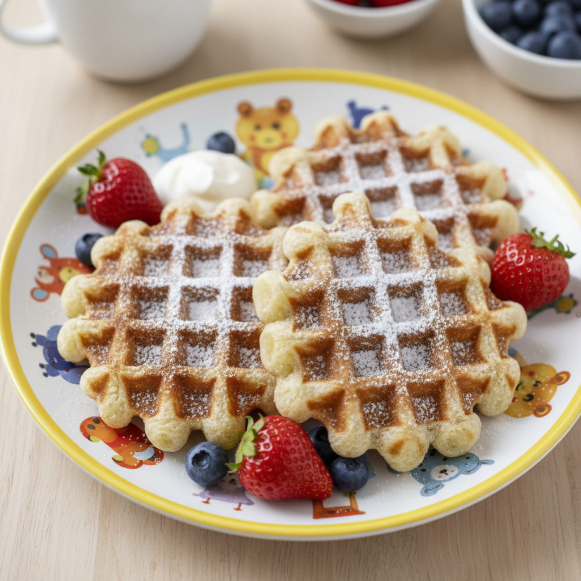 Luftige Brüsseler Waffeln