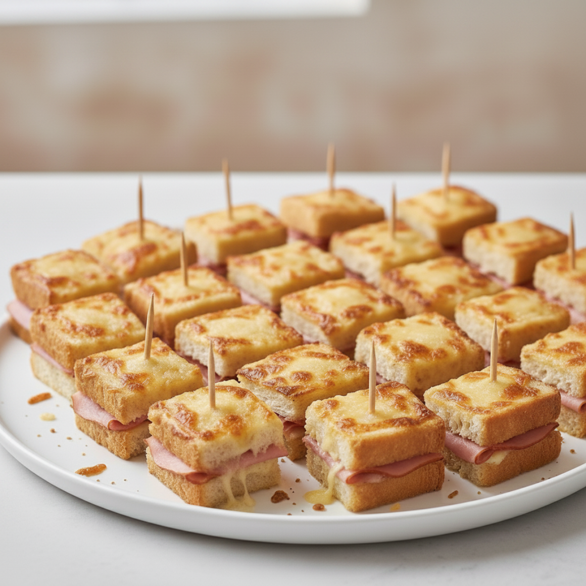 Mini Croque Monsieur Häppchen