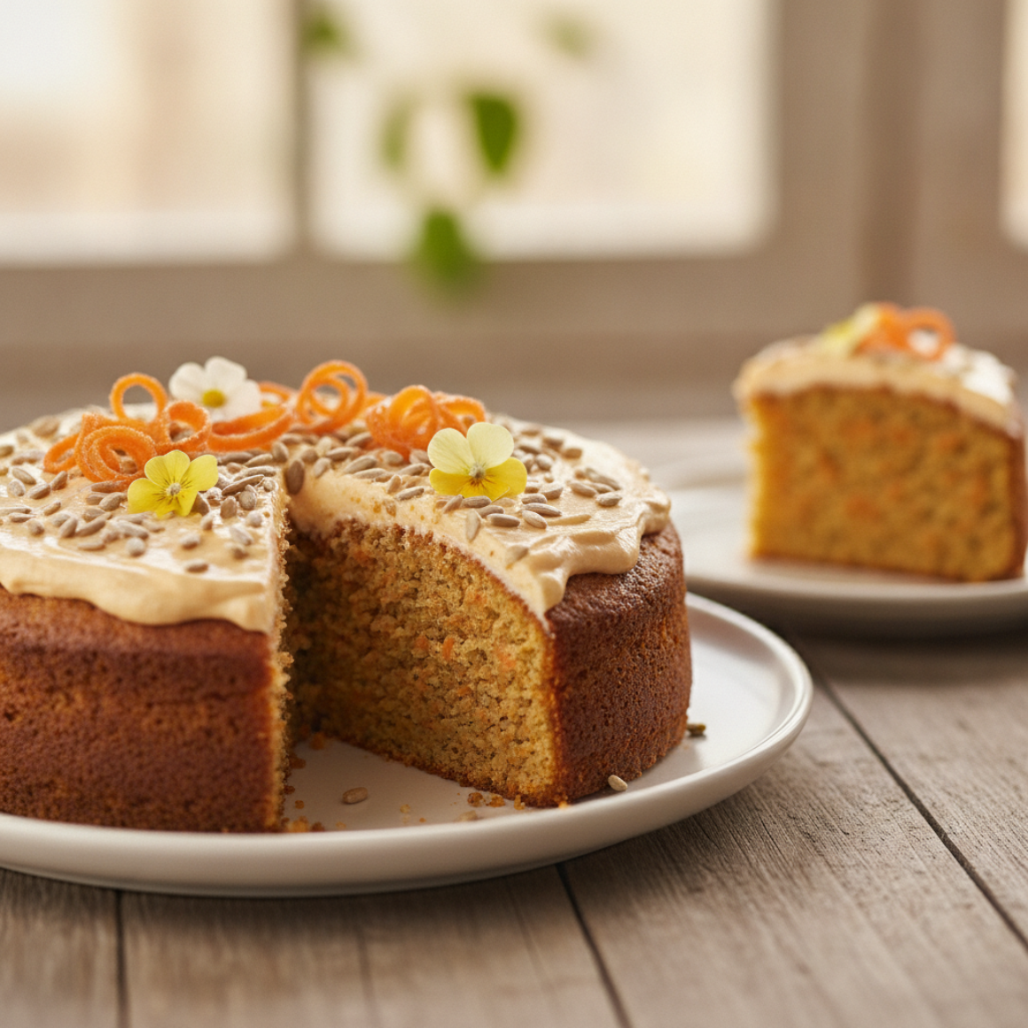 Möhrenkuchen für Weizen-Allergiker