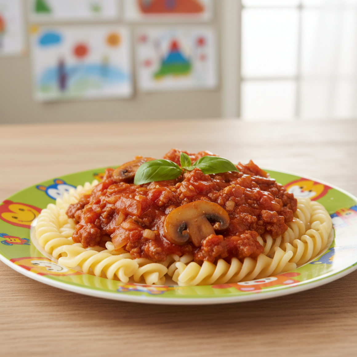 Nudeln mit Gehacktes-Tomaten-Sosse