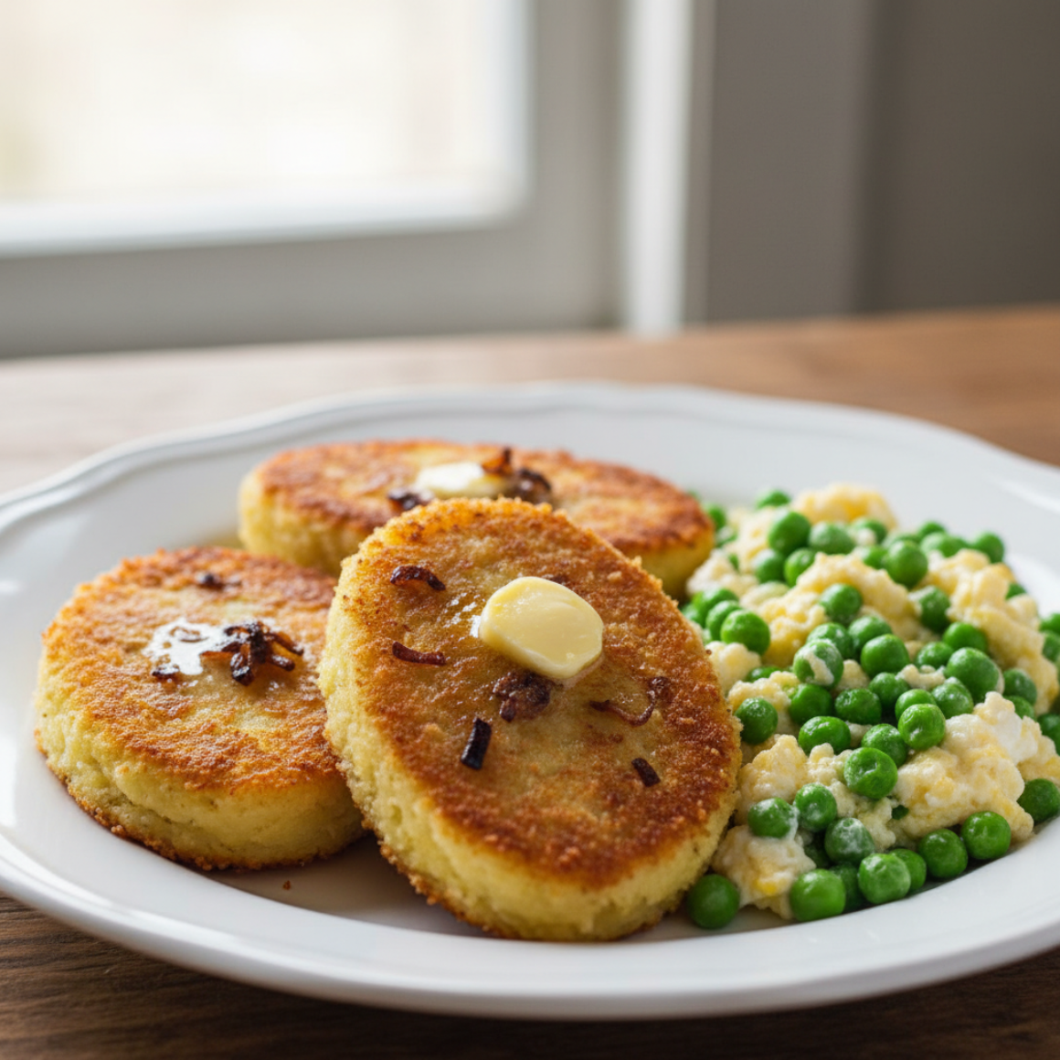 Plinsen mit Ei (vegetarisch)