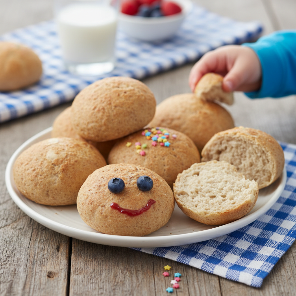 Quark-Roggen-Brötchen