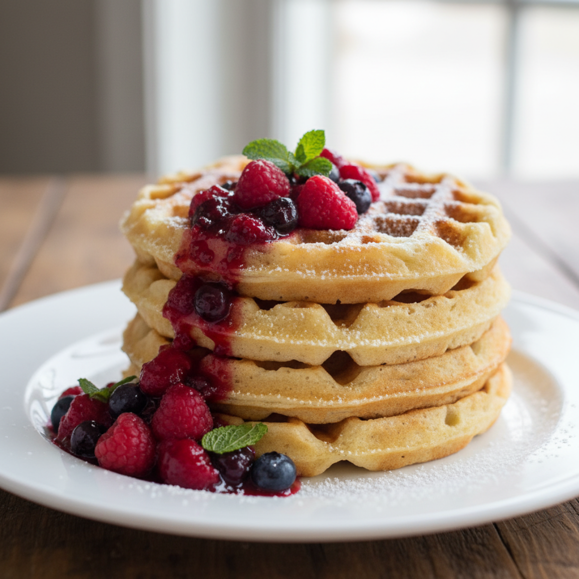 Ricotta Waffeln