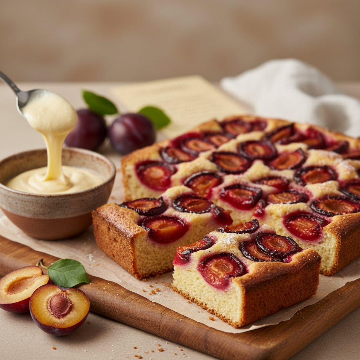 Rührteig für Obst-Blechkuchen