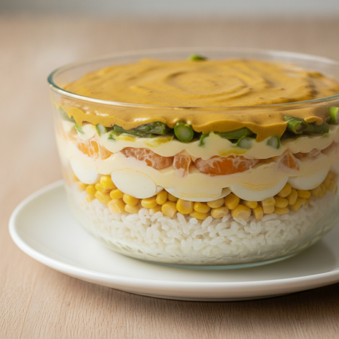 Schichtsalat (vegetarisch)
