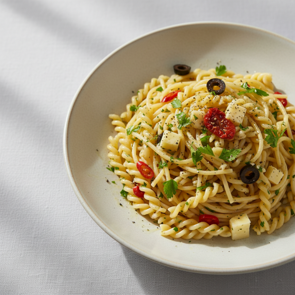 Spaghetti-Knoblauch-Salat
