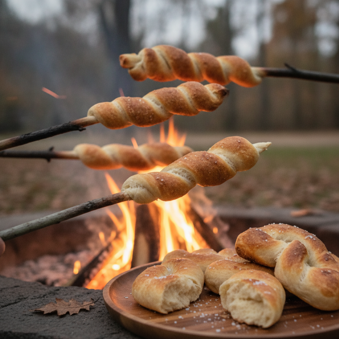 Stockbrot, einfach