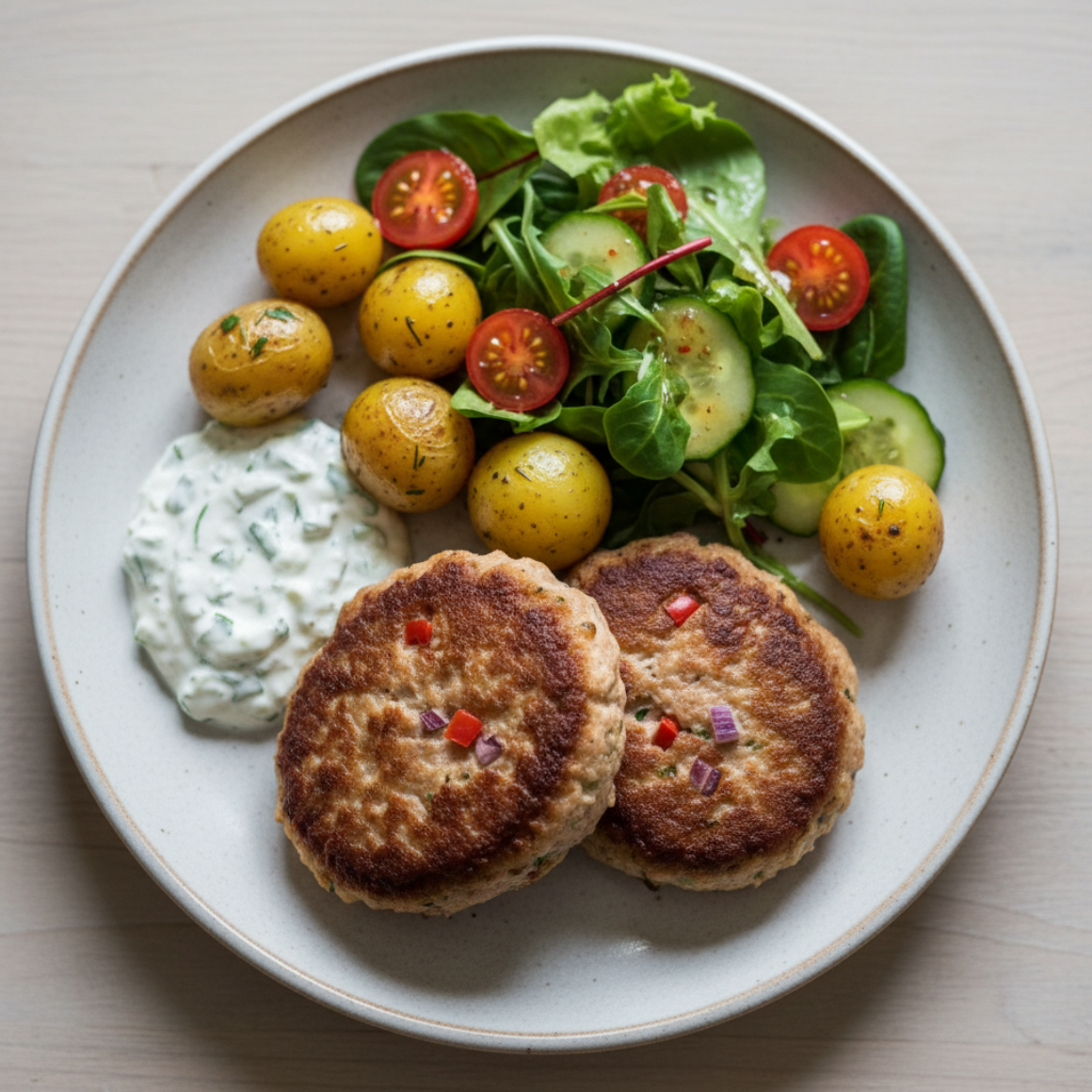 Tatar-Frikadellen (fettarm)