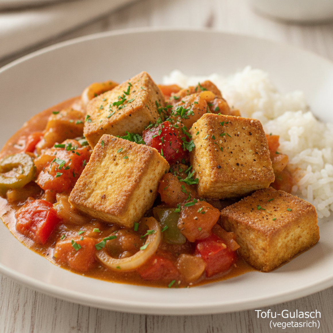 Tofu-Gulasch (vegetarisch)