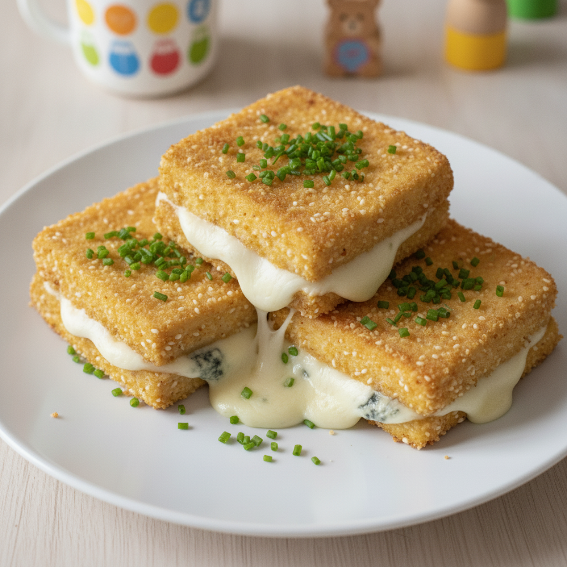 Tofu-Käse-Schnitten (vegetarisch)