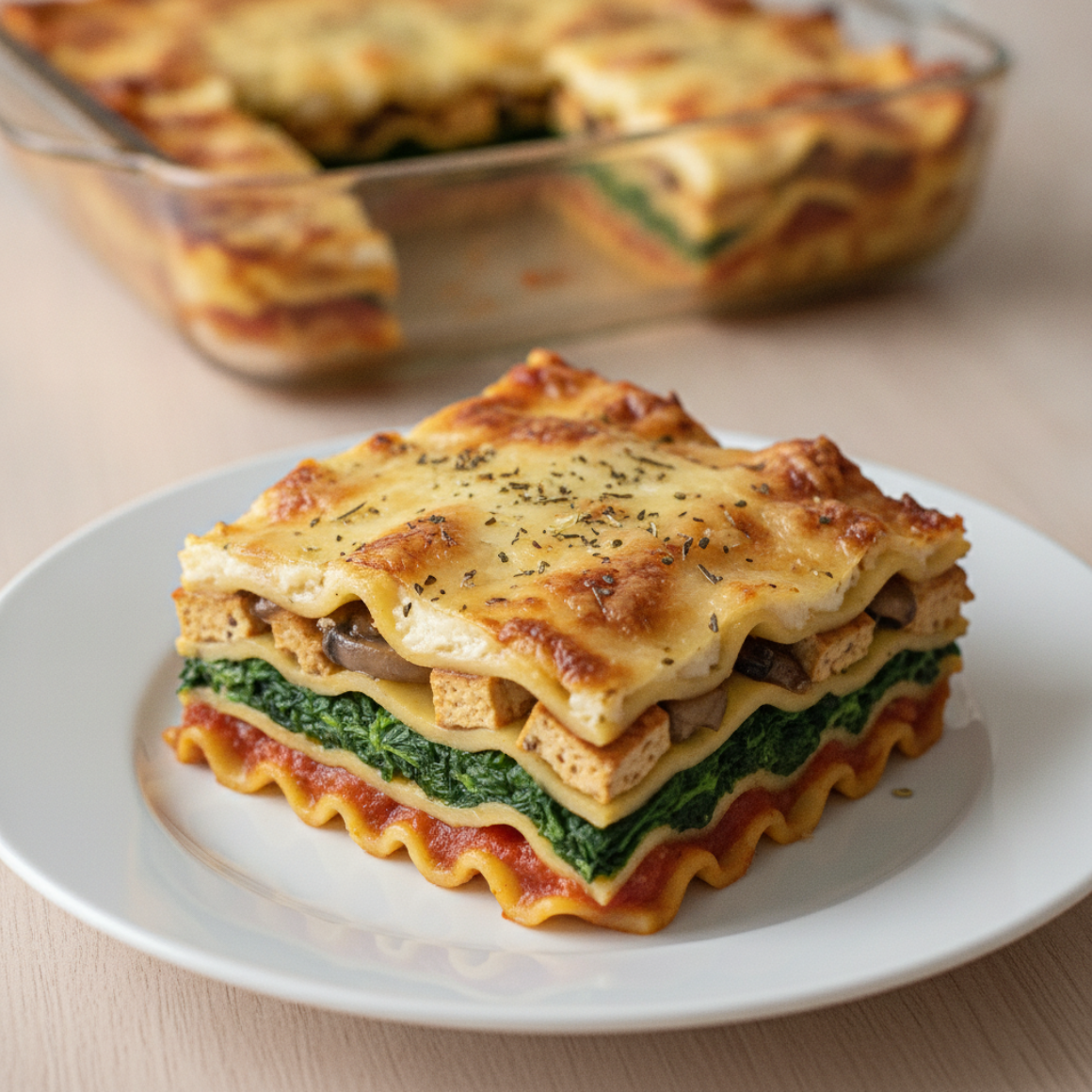 Tofu-Lasagne (vegetarisch)