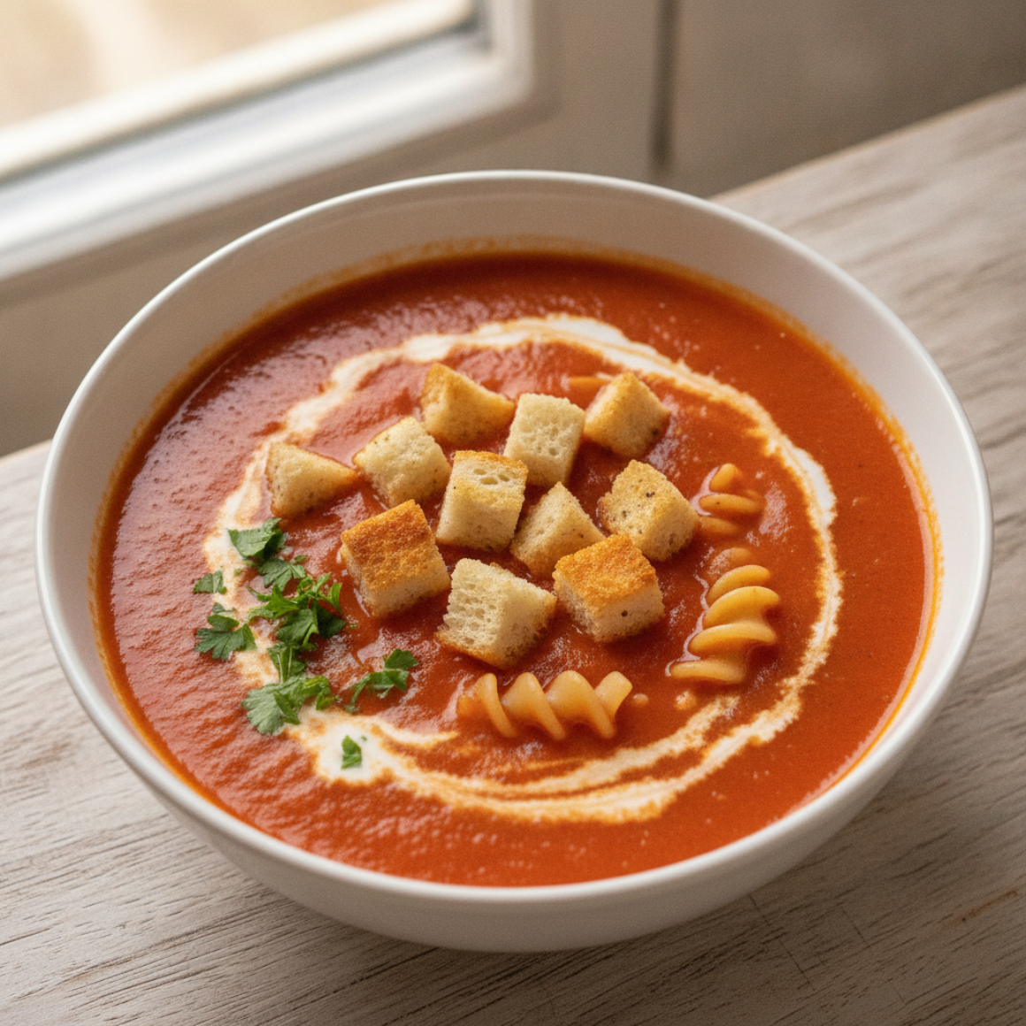 Tomatensuppe (vegetarisch)